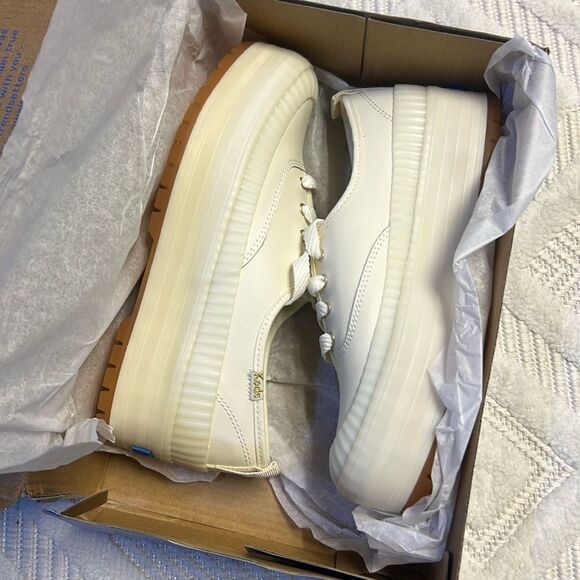 Keds Platform Lug Weatherized Leather Lace Up - Picture 1 of 6
